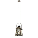 Vintage Gold-Red Lantern Ceiling Light - REDFORD Collection
