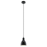 Priddy Elegant Black Dome Pendant Light