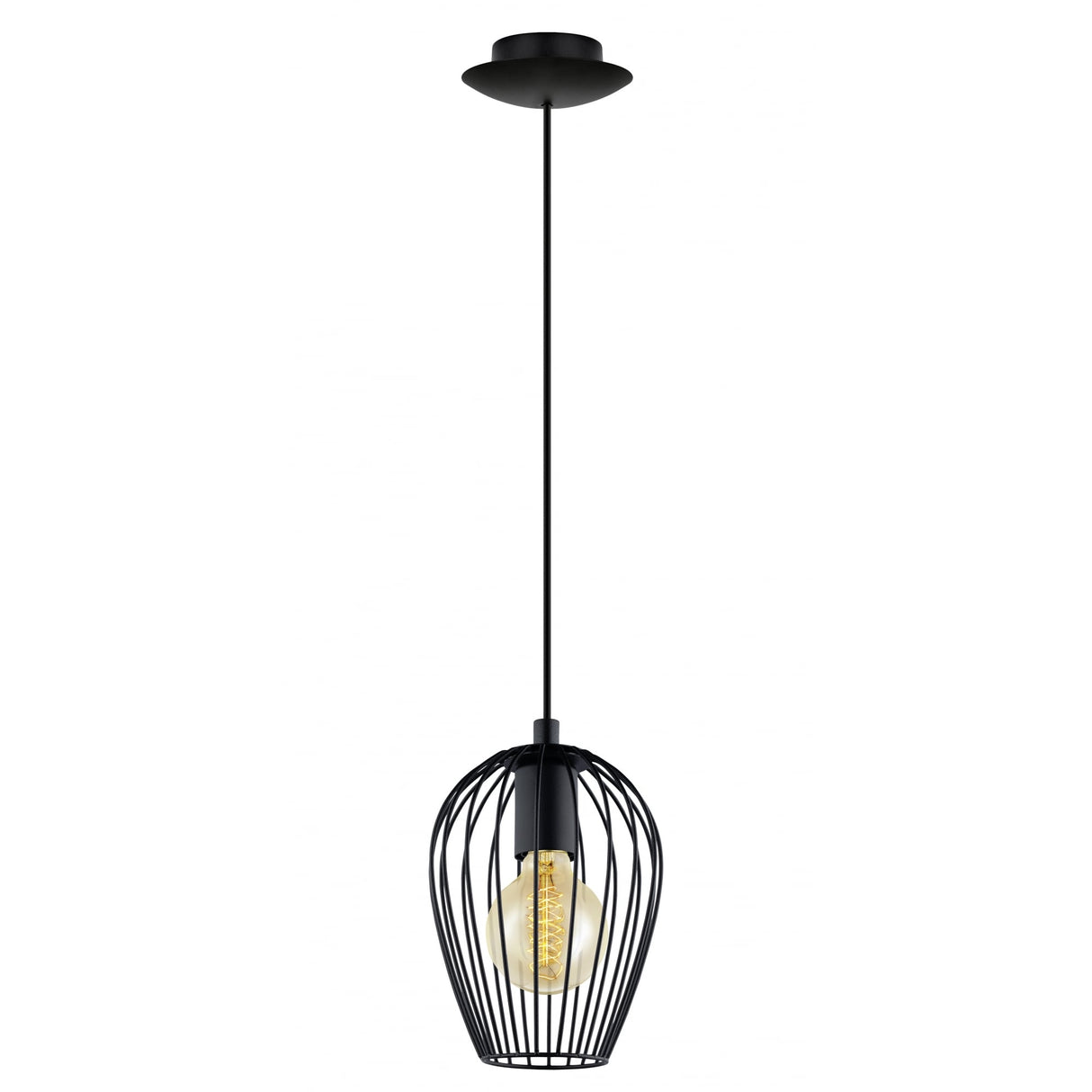 Modern Industrial Mini Cage Pendant Light