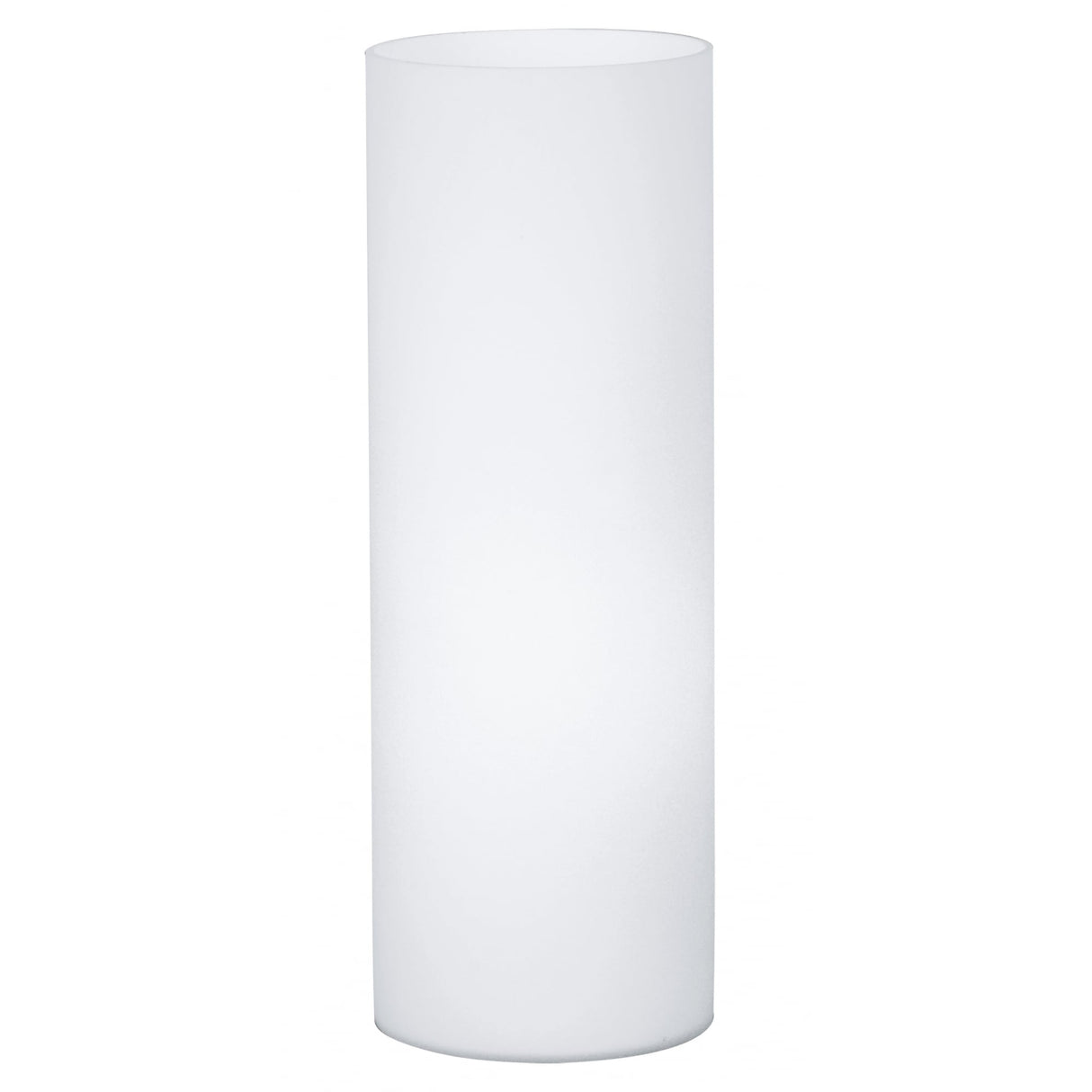 Contemporary Opal Glass Cylinder Table Lamp - Medium