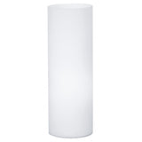 Contemporary Opal Glass Cylinder Table Lamp - Medium