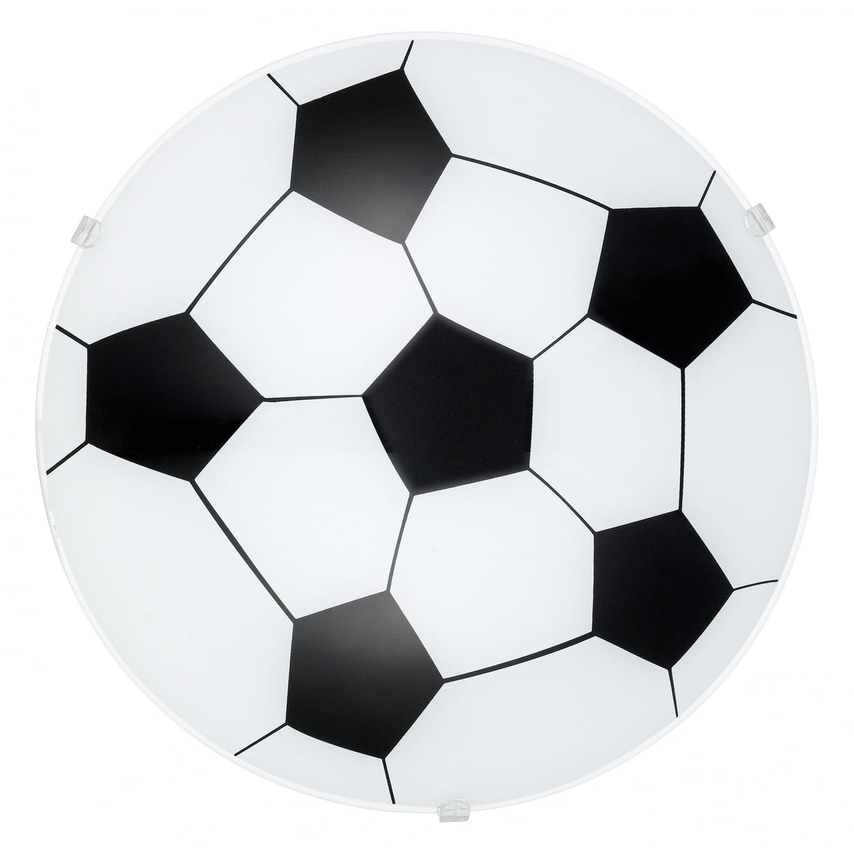 Youth Soccer-Themed Glass Ceiling Light Fixture