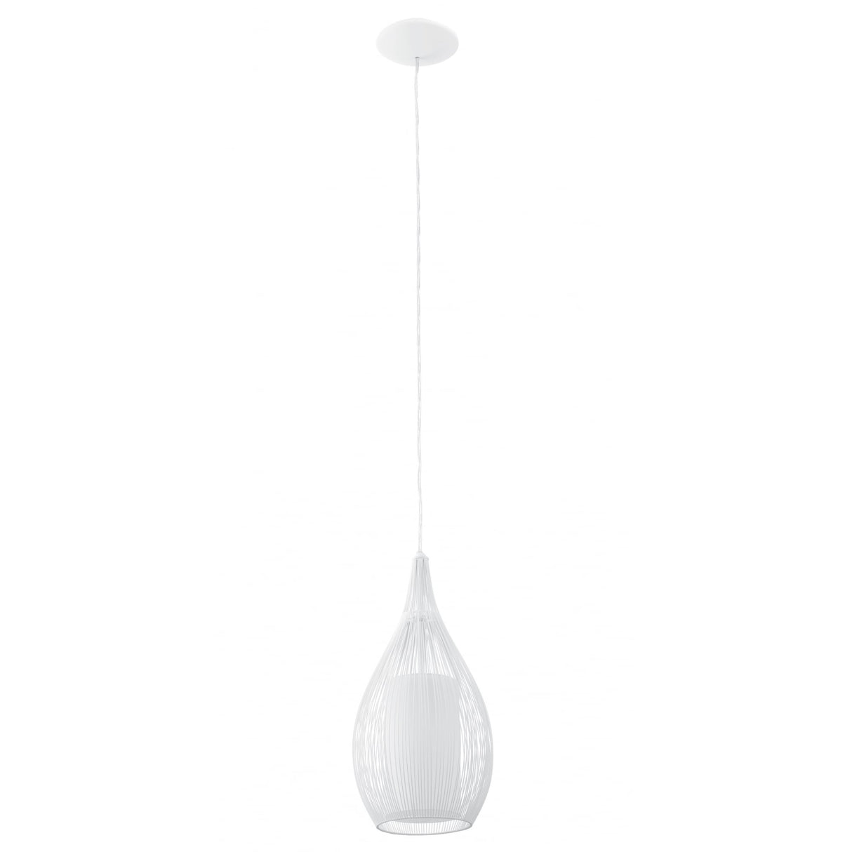 Elegant Razoni White Pendant Lamp