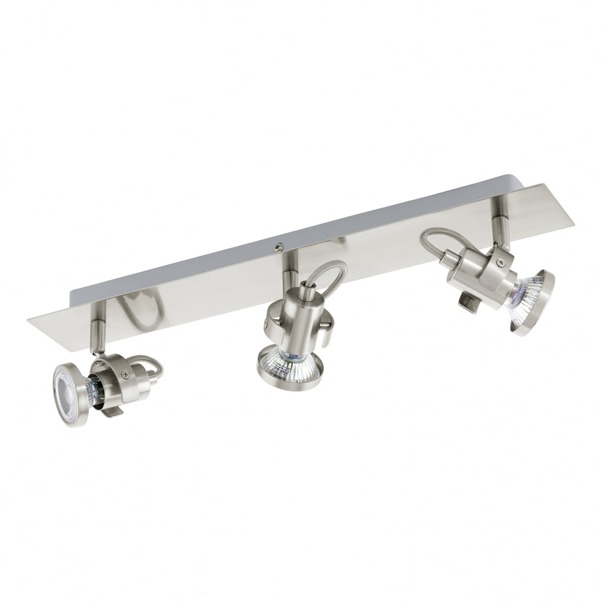 Vintage Satin Nickel Triple Ceiling Spot Light