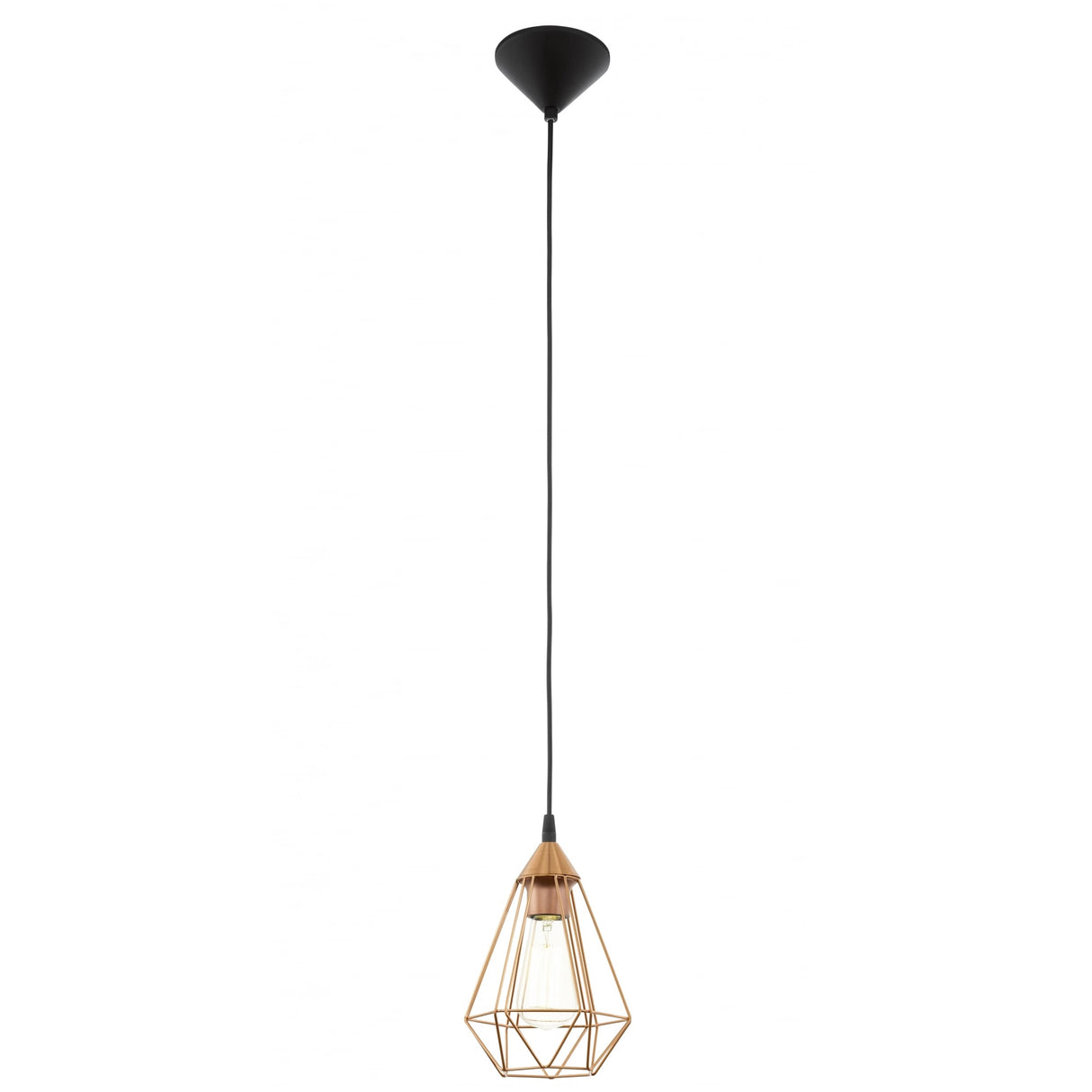 Tarbes Retro Geometric Copper Ceiling Light Pendant