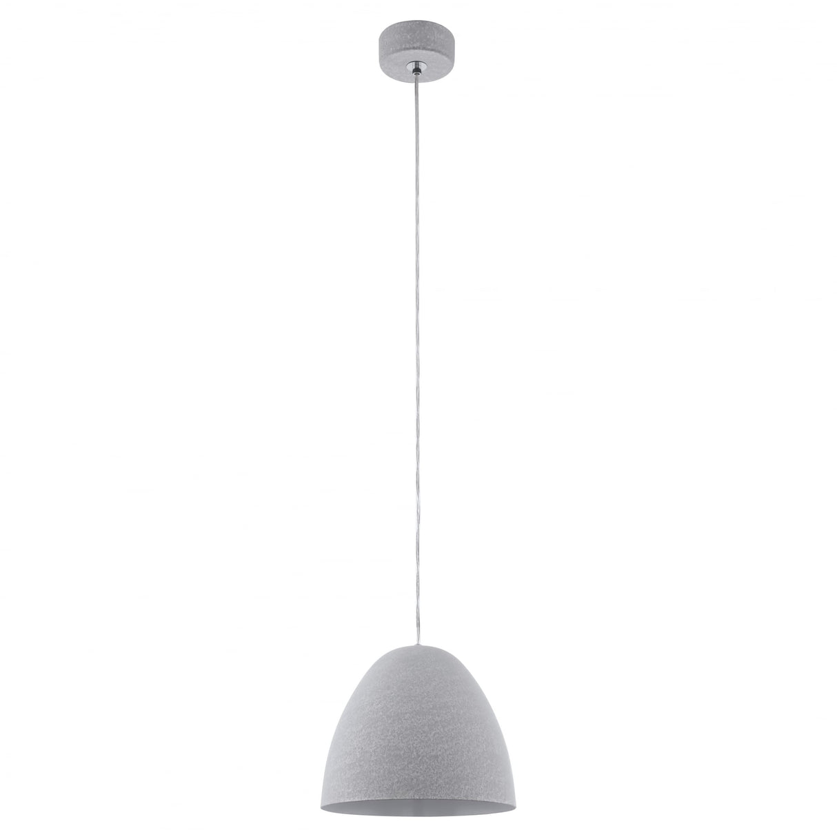 Sarabia Industrial Chic Grey Steel Dome Pendant Light