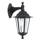 Outdoor Black Cast Aluminium Wall Lantern - Laterna4 IP44 1-Light Fixture