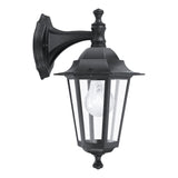 Outdoor Black Cast Aluminium Wall Lantern - Laterna4 IP44 1-Light Fixture