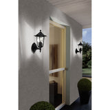 Laterna Outdoor Wall Sconce - Black Elegance