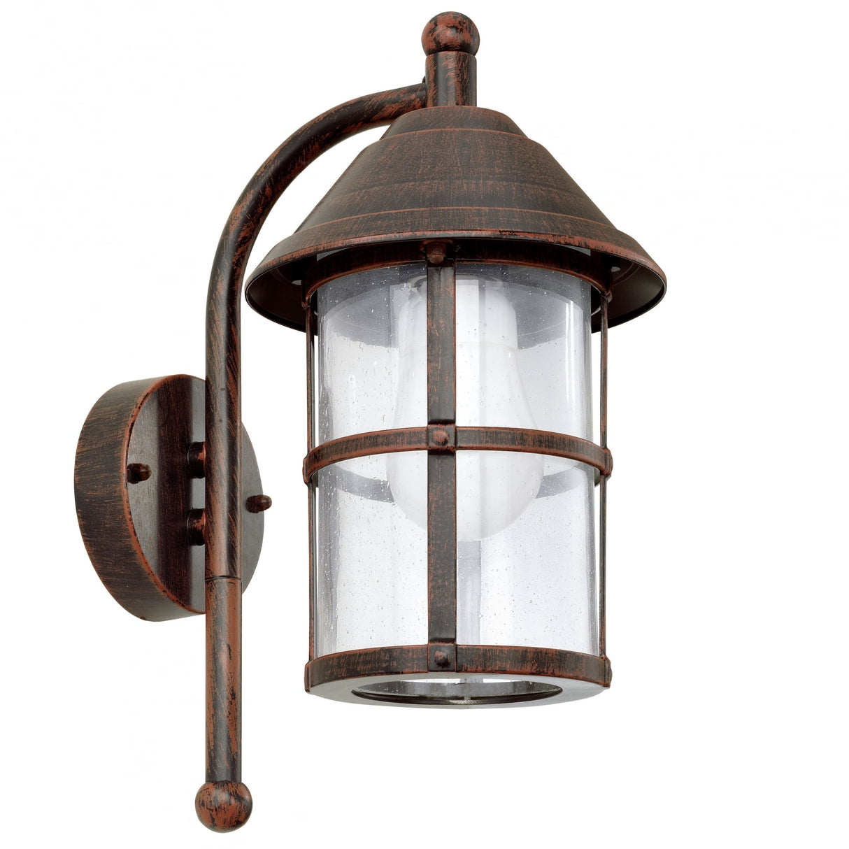 Elegant San Telmo Outdoor Wall Light in Antique Brass Finish