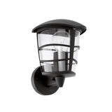 Elegant Aloria Black Modern Outdoor Wall Lantern