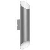 Agolada Dual LED Outdoor Wall Sconce in Stainless Steel