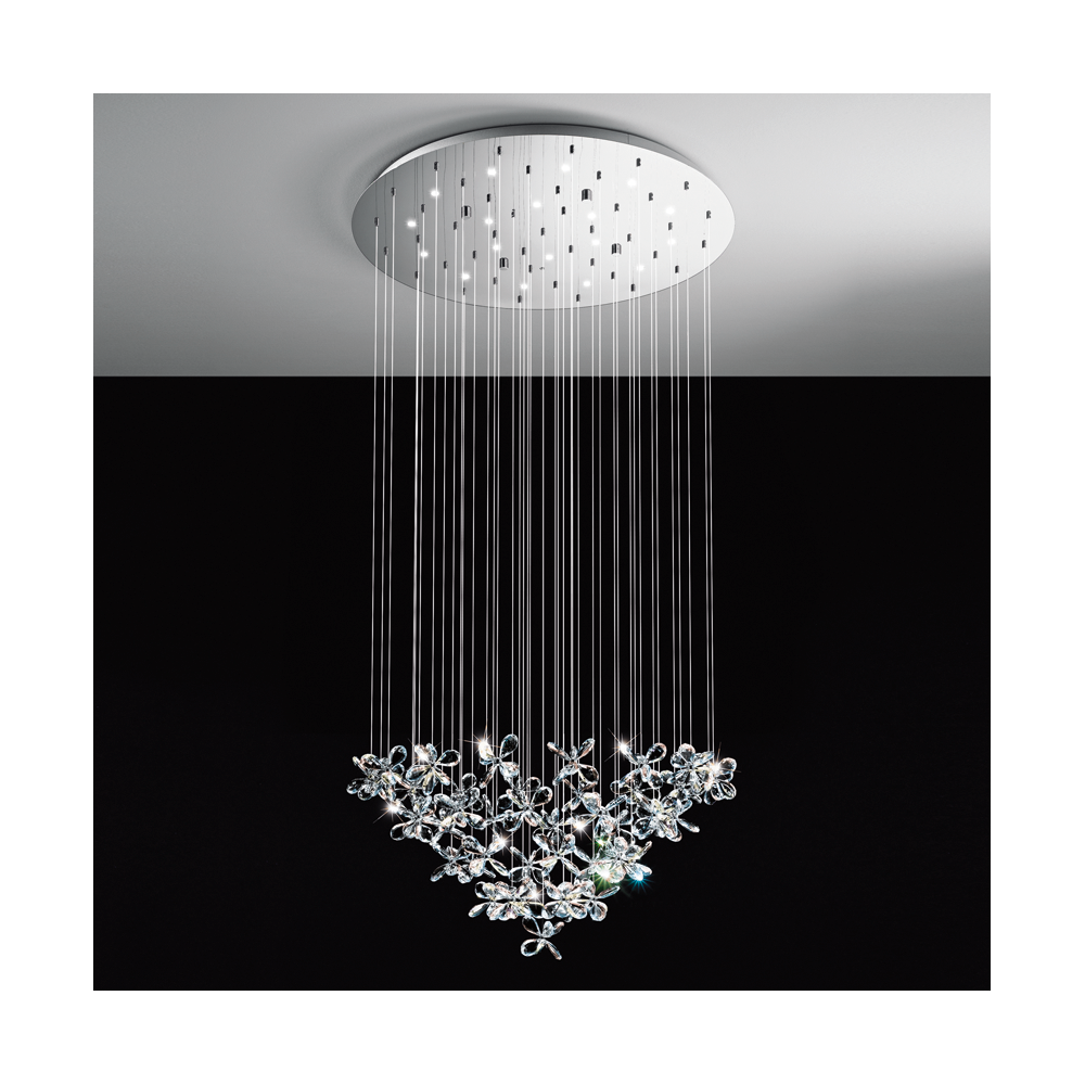 Butterfly Crystal Elegance LED Pendant Light