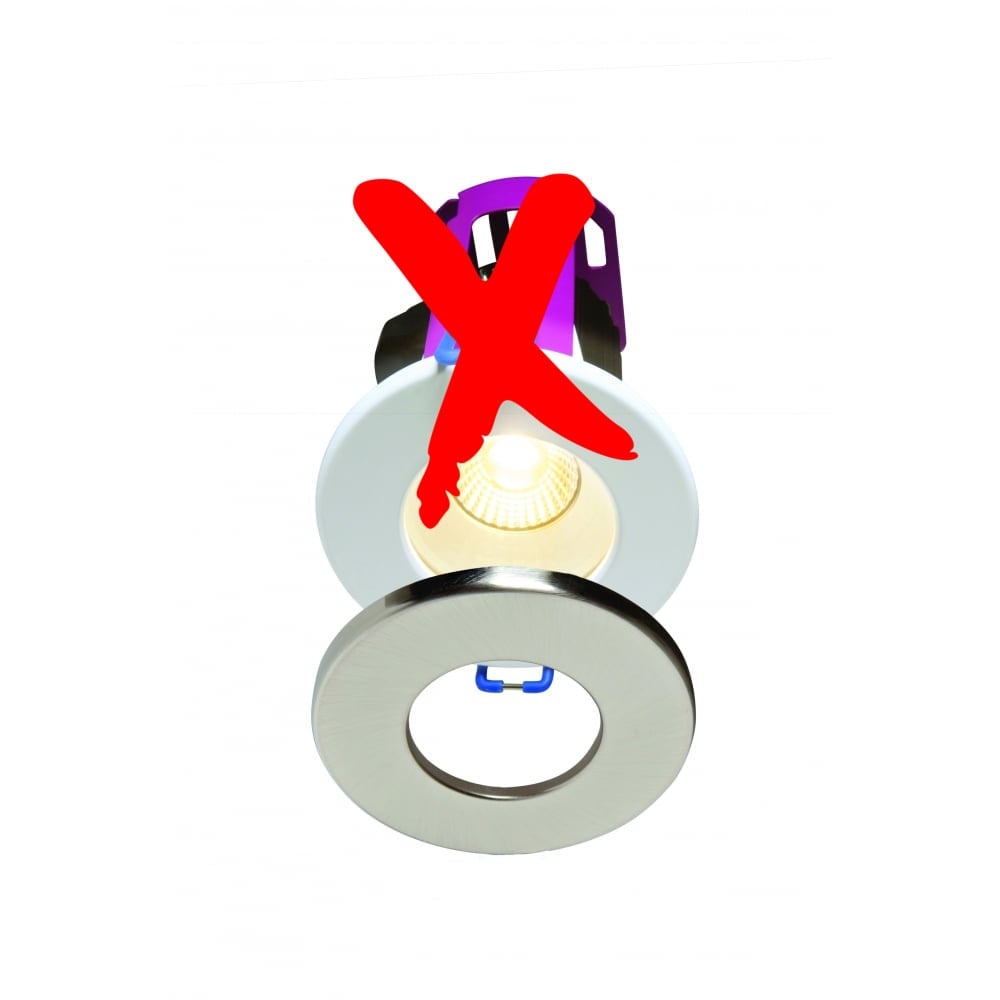 Gleaming Polished Chrome Downlight Trim for Ramada Fixtures