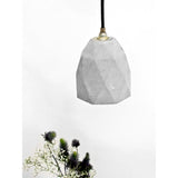 Light Concrete & Gold Diamond Pendant by GANT Lights