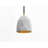 Light Concrete & Gold Diamond Pendant by GANT Lights