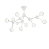 Nodino Pl9 Modern White Chandelier