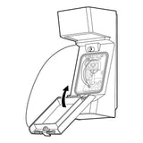 Contemporary White LED Wall Light - Ravenna Series