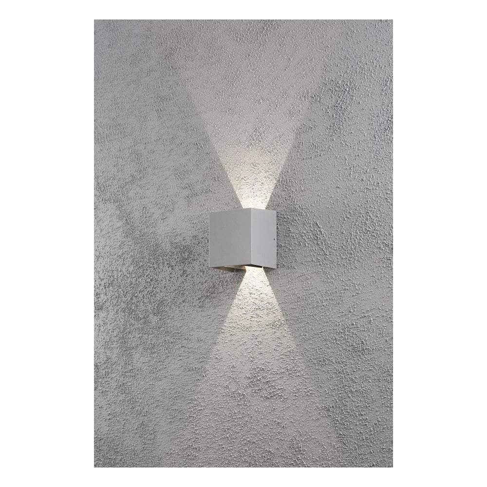 White Cermona Square LED Wall Washer Light for Porch