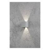 White Cermona Square LED Wall Washer Light for Porch