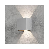 White Cermona Square LED Wall Washer Light for Porch