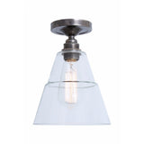 Antique Brass Rigale Flush Mount Ceiling Light