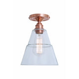 Antique Brass Rigale Flush Mount Ceiling Light