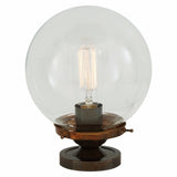Riad Antique Brass 20cm Globe Ceiling Light Fixture