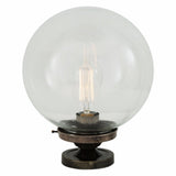 Antique Brass Globe Ceiling Light by Riad - 25cm Diameter