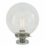 Antique Brass Globe Ceiling Light by Riad - 25cm Diameter