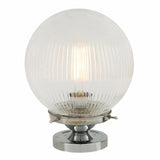 Stanley Holophane 8 Globe Ceiling Light in Antique Brass