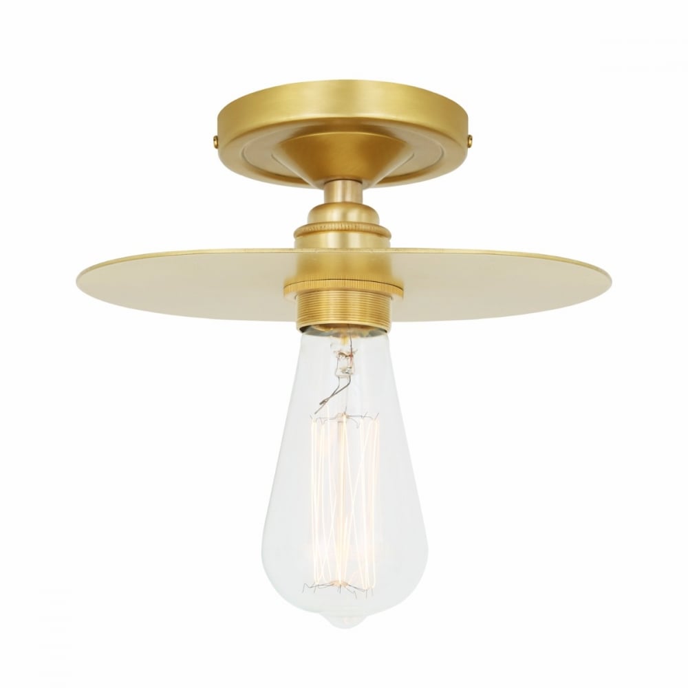 Kigoma Vintage Brass Ceiling Light Fixture