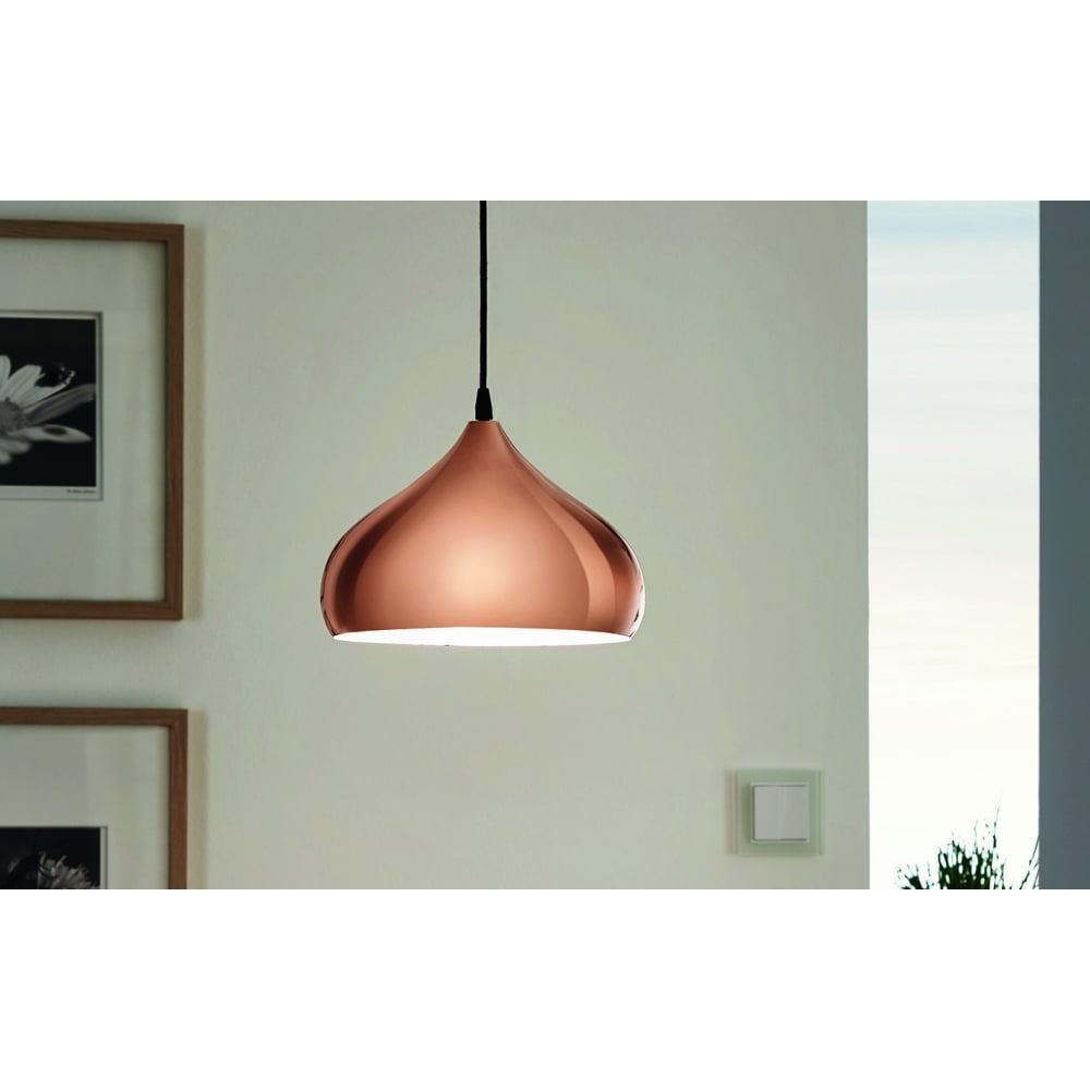 Elegant Copper Kitchen Ceiling Pendant Light Fixture