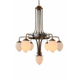 Killarney 5-Light Grand Chandelier in Antique Brass