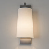 Lago Matt Nickel Bathroom Wall Sconce Without Shade