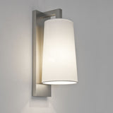 Lago Matt Nickel Bathroom Wall Sconce Without Shade