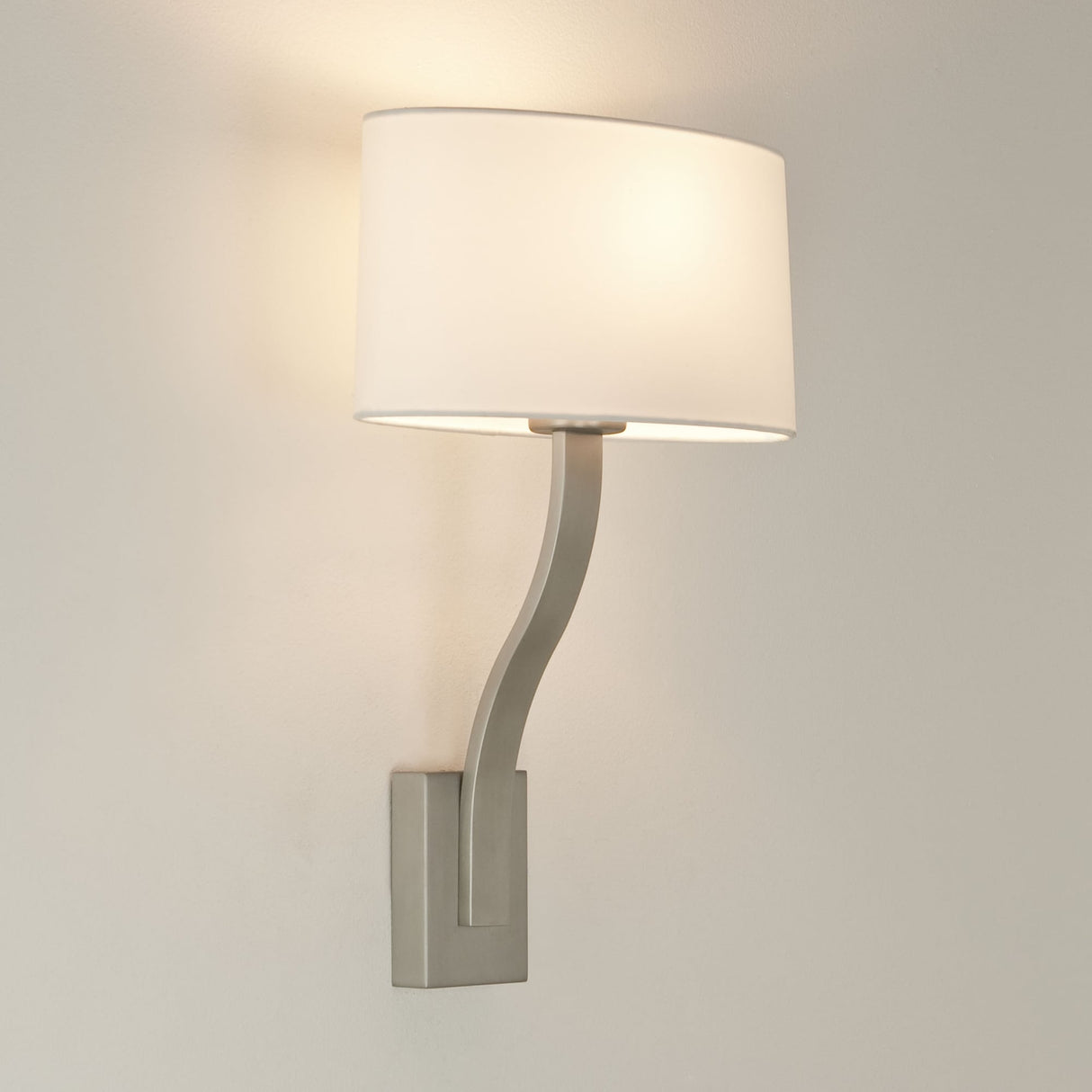 Sofia Wall Light in Matte Nickel Finish