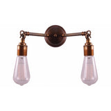 Arrigo Dual Arm Industrial Wall Sconce