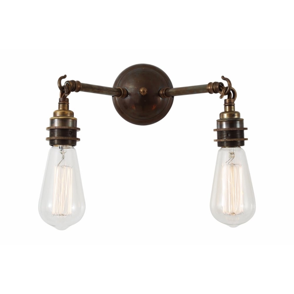 Arrigo Dual Arm Industrial Wall Sconce