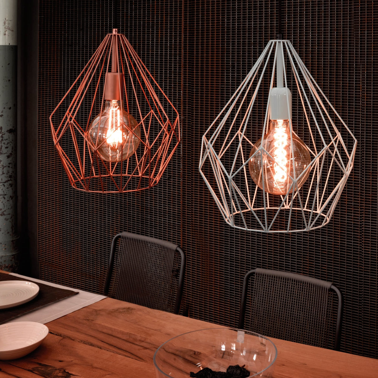 Carlton Copper Wire Sphere Pendant Light