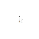 Arian Miniature Shimmered Crystal and Smoked Glass Pendant Light