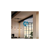 Tarbes Industrial Vintage Linear Pendant Light in Copper & Black