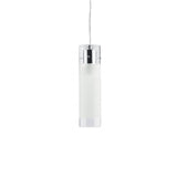Modern Frosted Glass Tube Pendant Light