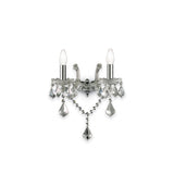 Florian Traditional Twin Chrome Wall Sconce