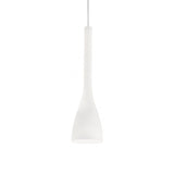 Elegant Champagne Flute Pendant Light, Modern Design, White