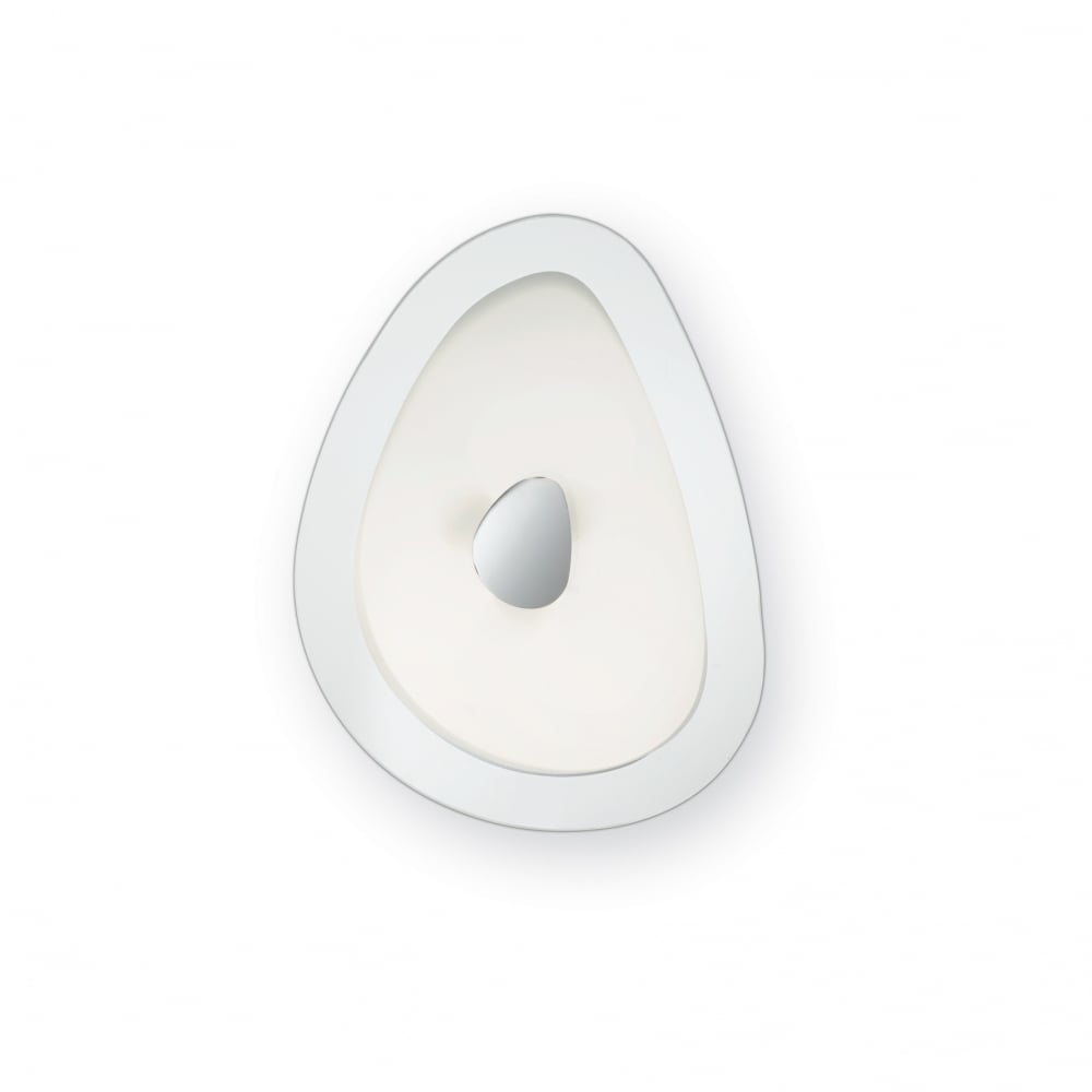 Sleek Geko Egg-Shaped Modern Ceiling Light with 4 E27 Bulbs