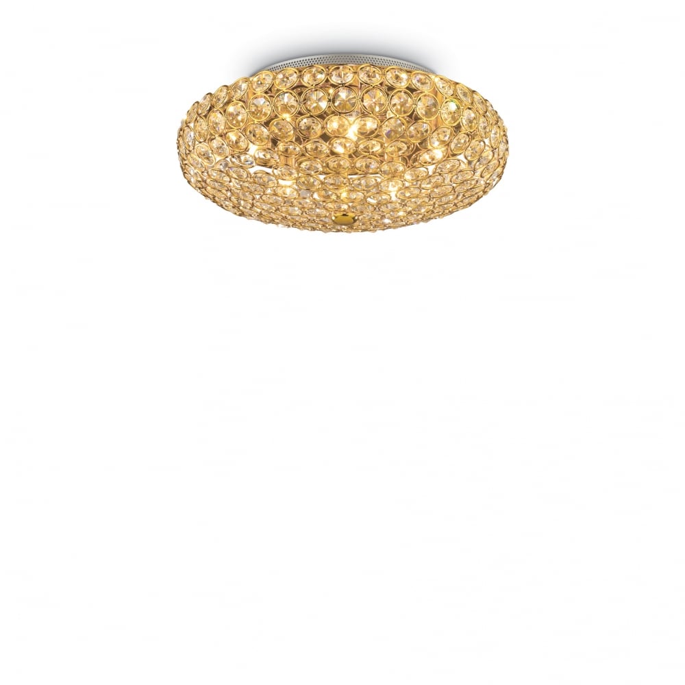 Majestic Gold 5-Light Modern Ceiling Fixture