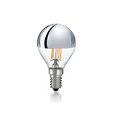 Classic Chrome E14 4W Globe Light Bulb