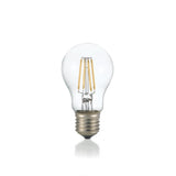 Elegant E27 8W Clear Globe Light Bulb - Warm 3000K Glow