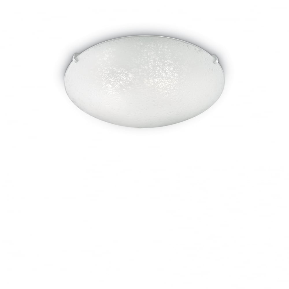 Lana Modern Flush-Mount Glass Ceiling Light